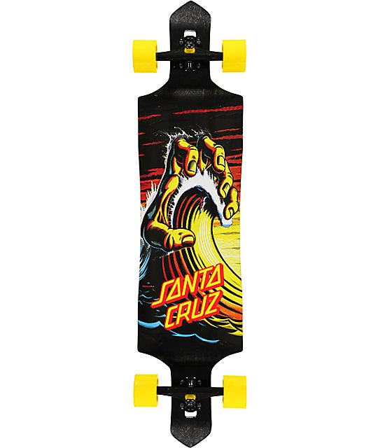 Santa Cruz Wave Hand 42" Drop Through Longboard at Zumiez PDP